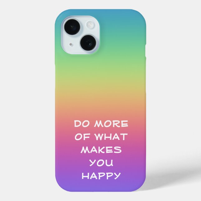 Rainbow Happiness Case-Mate iPhone Case (Back)