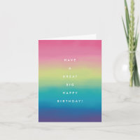 Rainbow Happy Birthday