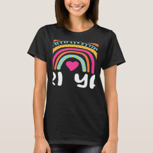rainbow happy fri yay teacher fun its friyay teach T-Shirt