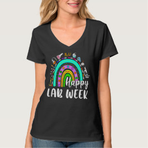Rainbow Happy Lab Week 2022 Medical Laboratory Lab T-Shirt