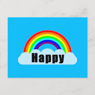 RAINBOW - Happy Postcard