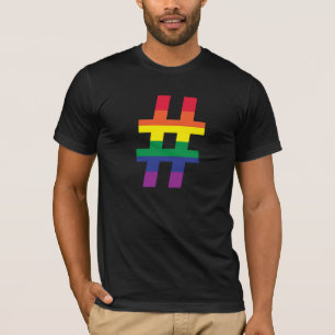 Rainbow Hashtag T-Shirt