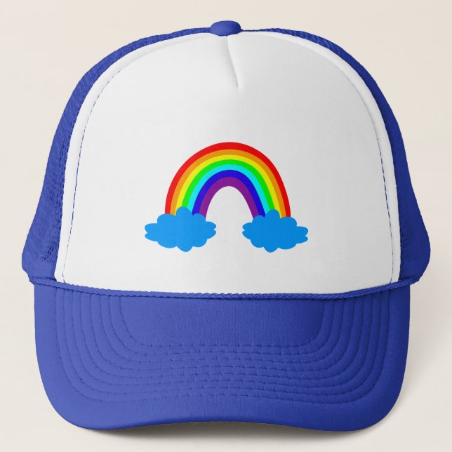 Rainbow Hat & Clouds /rainbows fashion (Front)