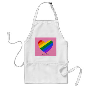 Rainbow Heart #1 Apron