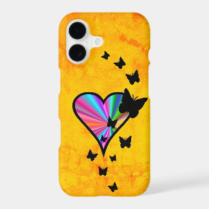 Rainbow Heart and Butterfly