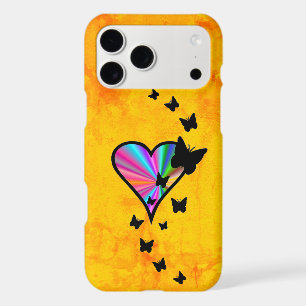Rainbow Heart and Butterfly