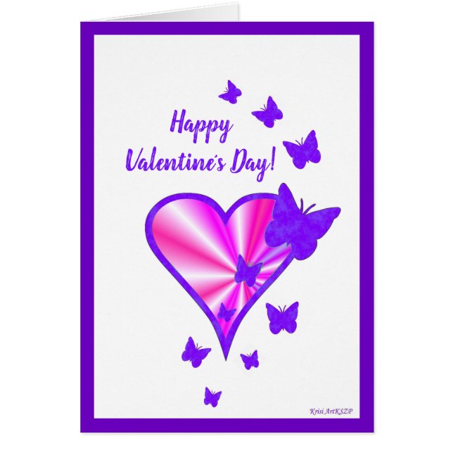 Rainbow Heart and Butterfly (Front)