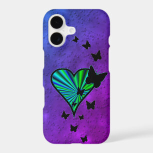 Rainbow Heart and Butterfly