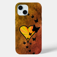 Rainbow Heart and Butterfly