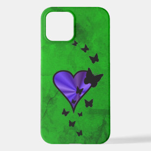 Rainbow Heart and Butterfly iPhone 12 Case