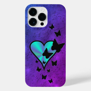 Rainbow Heart and Butterfly iPhone 14 Pro Max Case