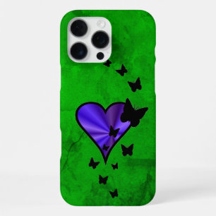 Rainbow Heart and Butterfly iPhone 16 Pro Max Case
