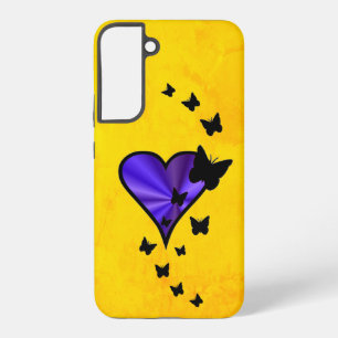 Rainbow Heart and Butterfly Samsung Galaxy Case