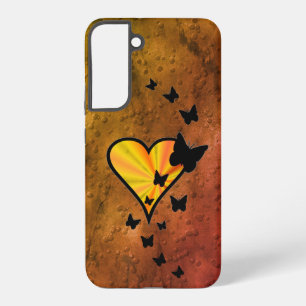Rainbow Heart and Butterfly Samsung Galaxy Case