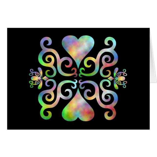 Rainbow Heart and Lily (Front Horizontal)