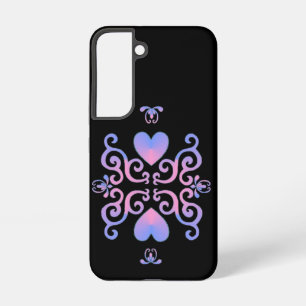 Rainbow Heart and Lily Samsung Galaxy Case