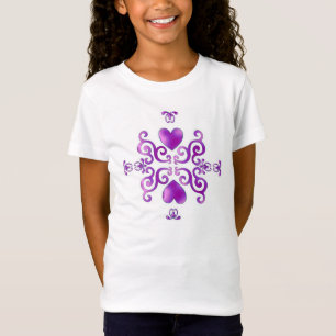 Rainbow Heart and Lily T-Shirt
