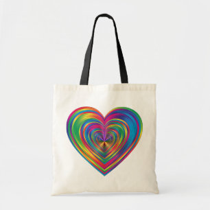 Rainbow heart bag