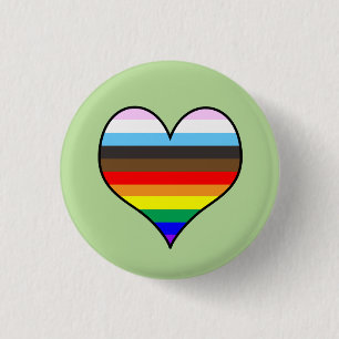 Rainbow Heart Button