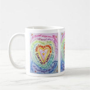 Rainbow Heart Cancer Cannot Poem Coffee Mug