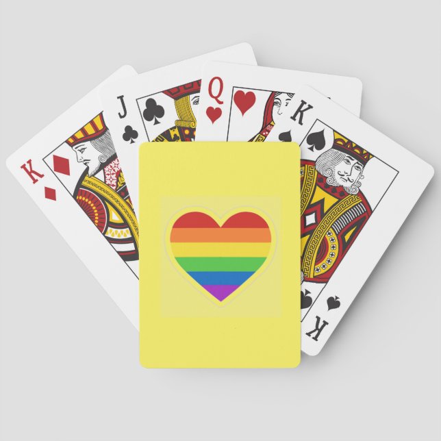 Rainbow Heart Cards (Back)