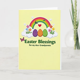Rainbow Heart Easter Card