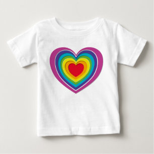 Rainbow Heart Kid's Tee