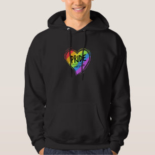 Rainbow Heart Lgbt Pride Colourful Gay Csd 2 Hoodie