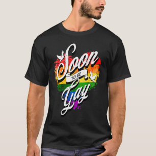Rainbow Heart Love LGBTQIA Human Rights Gay Trans T-Shirt