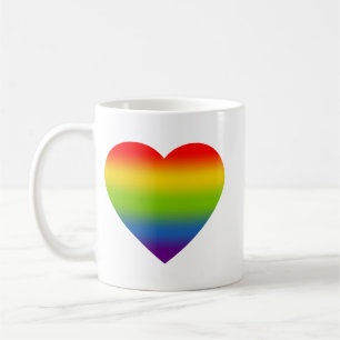 Rainbow Heart Mug