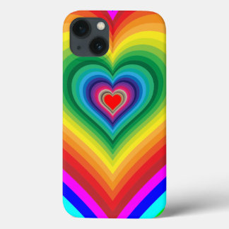 Rainbow Heart Phone Case