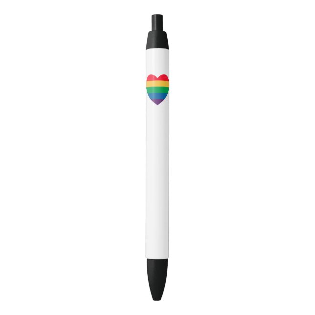 Rainbow Heart Pride Pen (Front Vertical)
