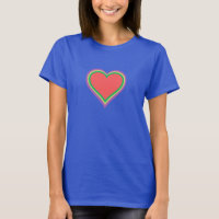 Rainbow Heart - Spiral Tie-Dye T-Shirt