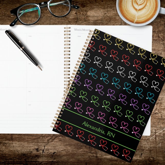 Rainbow Heart Stethoscope Planner (Creator Uploaded)