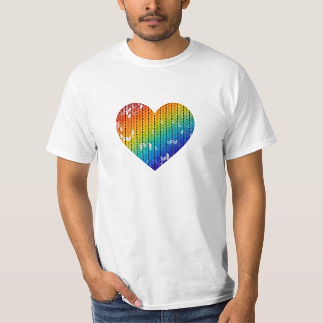 Rainbow Heart T-Shirt (Front)
