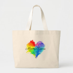 Rainbow Heart Tote