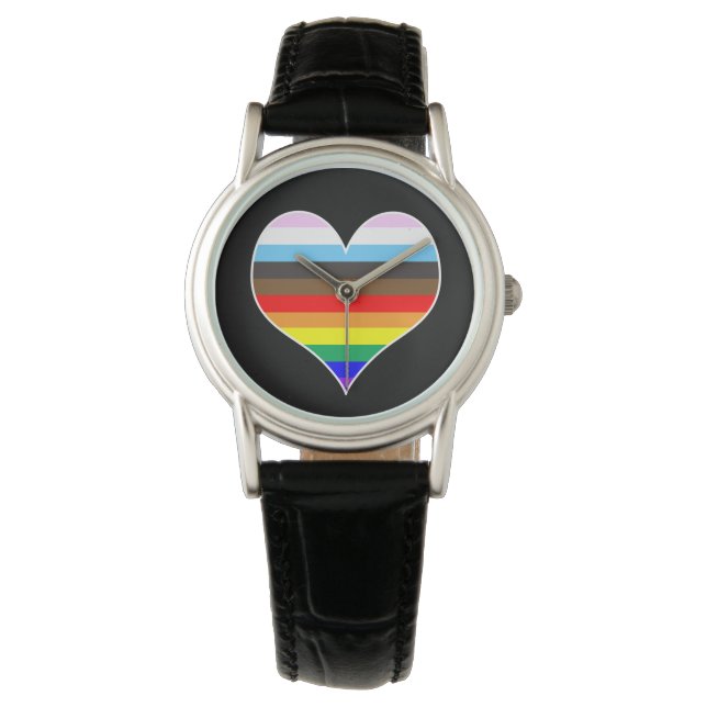 Rainbow Heart Watch (Front)