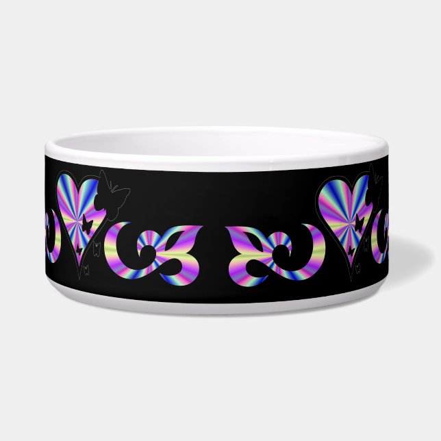 Rainbow Heart with Lily and Butterfly (Front)