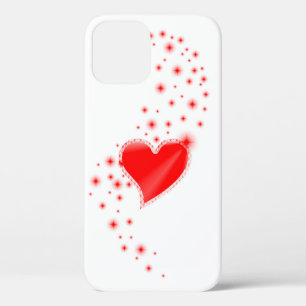 Rainbow Heart with Stars iPhone 12 Case