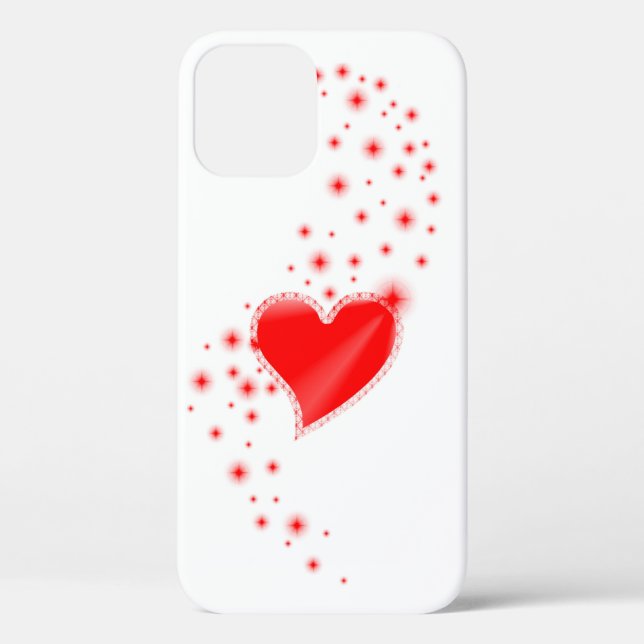 Rainbow Heart with Stars Case-Mate iPhone Case (Back)