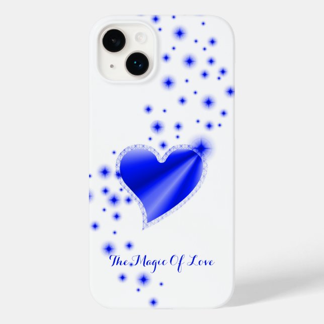 Rainbow Heart with Stars , The Magic Of Love Case-Mate iPhone Case (Back)