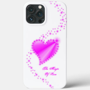 Rainbow Heart with Stars , The Magic Of Love iPhone 13 Pro Max Case