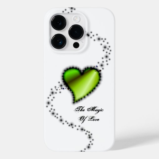 Rainbow Heart with Stars , The Magic Of Love Case-Mate iPhone Case (Back)