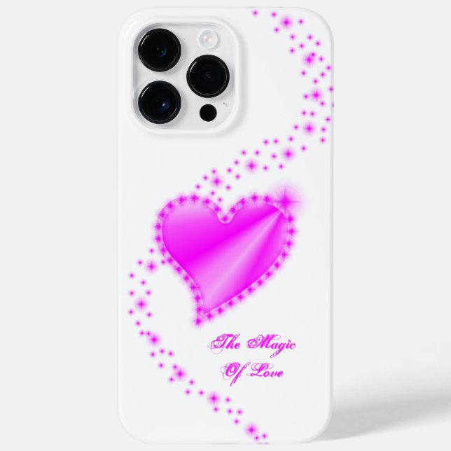Rainbow Heart with Stars , The Magic Of Love Case-Mate iPhone Case (Back)