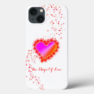 Rainbow Heart with Stars , The Magic Of Love iPhone 13 Case
