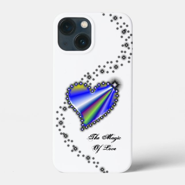 Rainbow Heart with Stars , The Magic Of Love Case-Mate iPhone Case (Back)