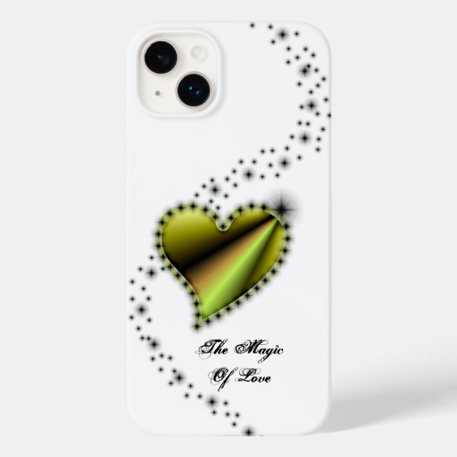 Rainbow Heart with Stars , The Magic Of Love Case-Mate iPhone Case (Back)