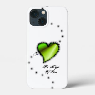 Rainbow Heart with Stars , The Magic Of Love iPhone 13 Mini Case