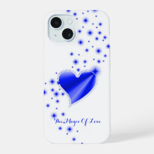 Rainbow Heart with Stars , The Magic Of Love iPhone 15 Case