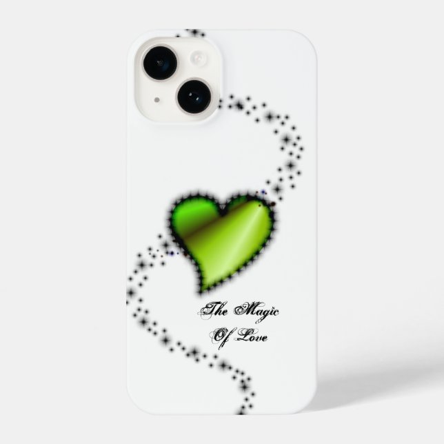 Rainbow Heart with Stars , The Magic Of Love iPhone Case (Back)